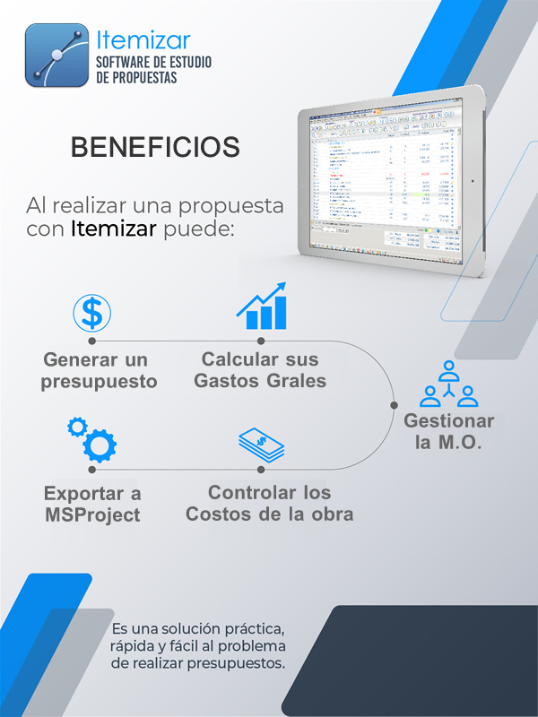 costos de obras - software para la construcción
